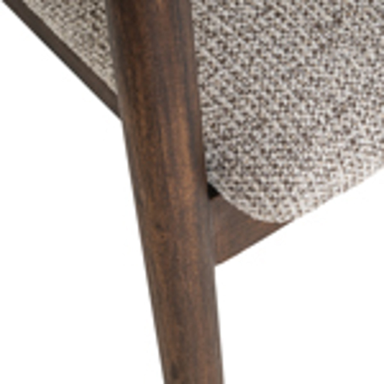 Dining chair Mihara mocca fancy fire retardant