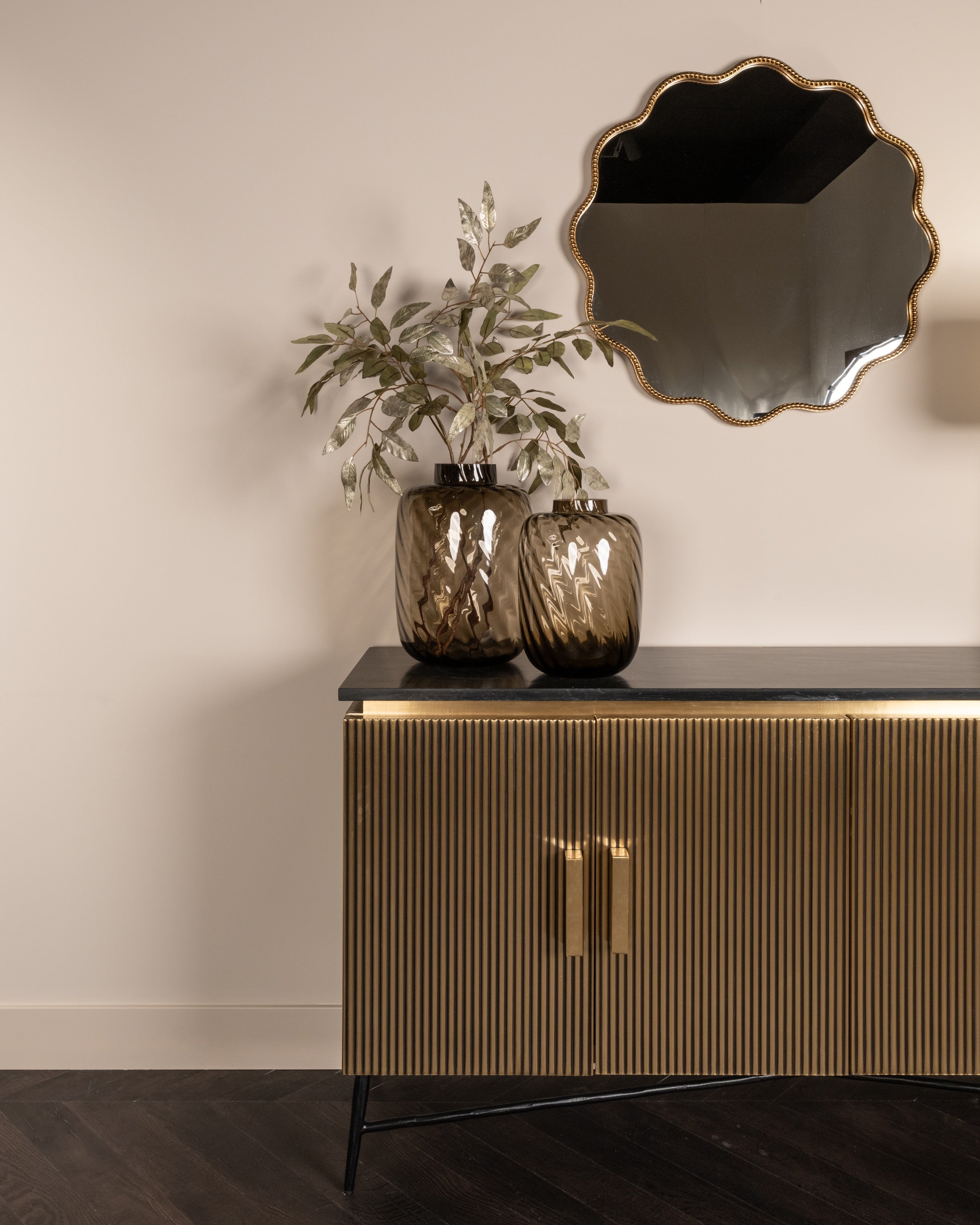 Vase Elora brown small