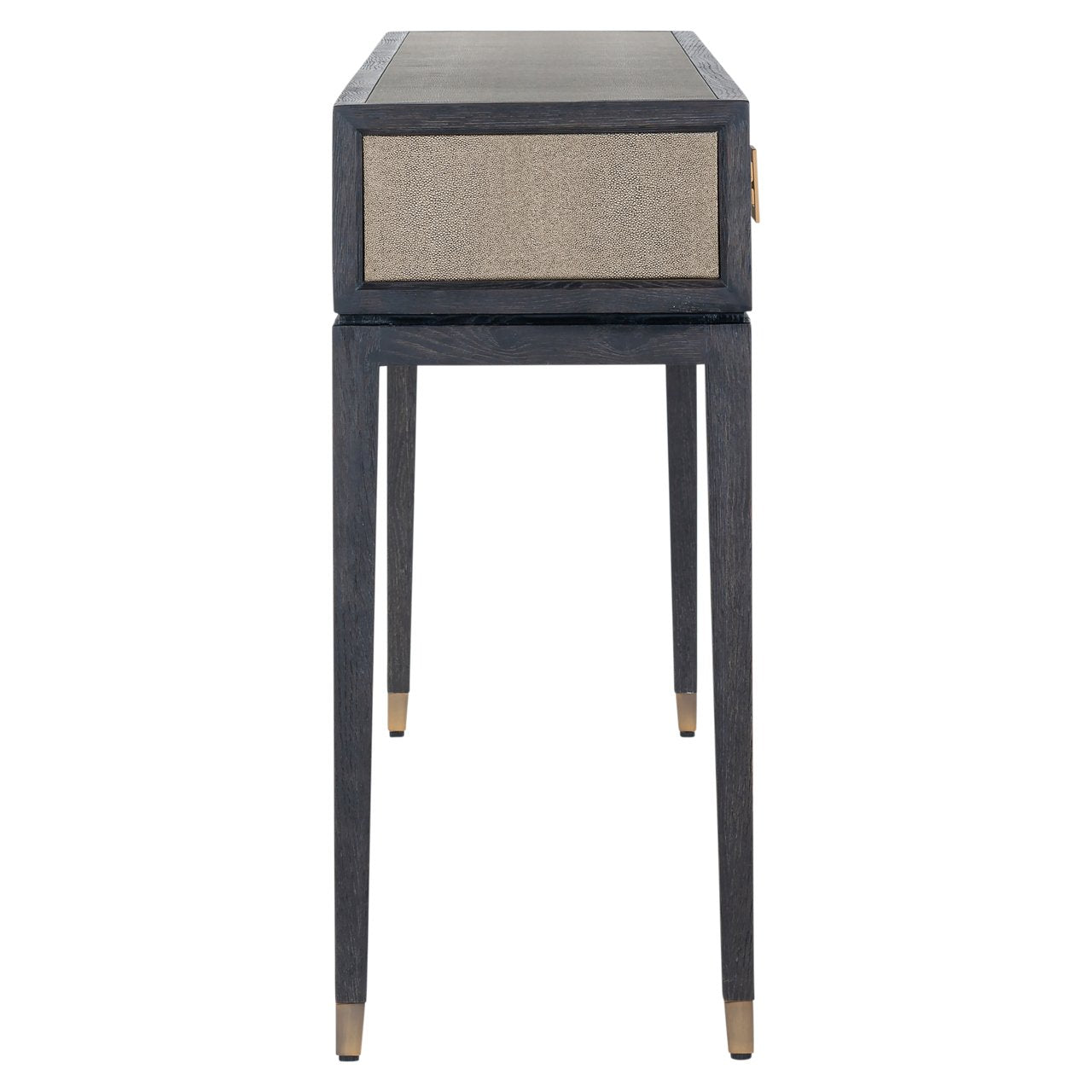 Console Bloomville brass shagreen