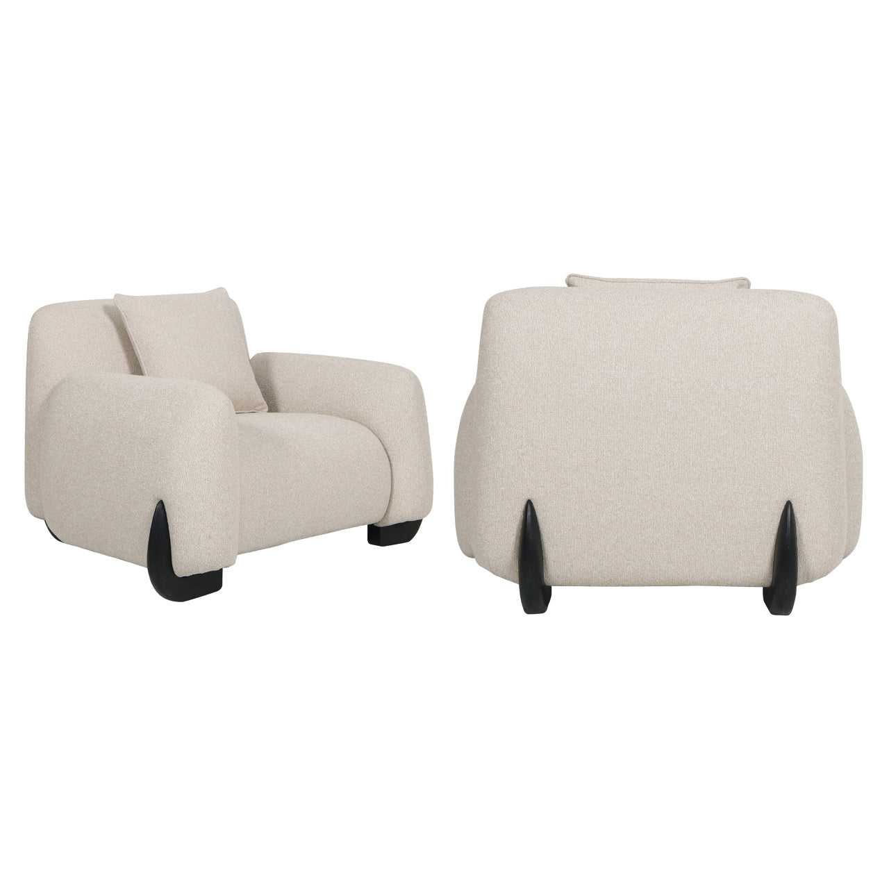 Lounge chair Godiva biscotti