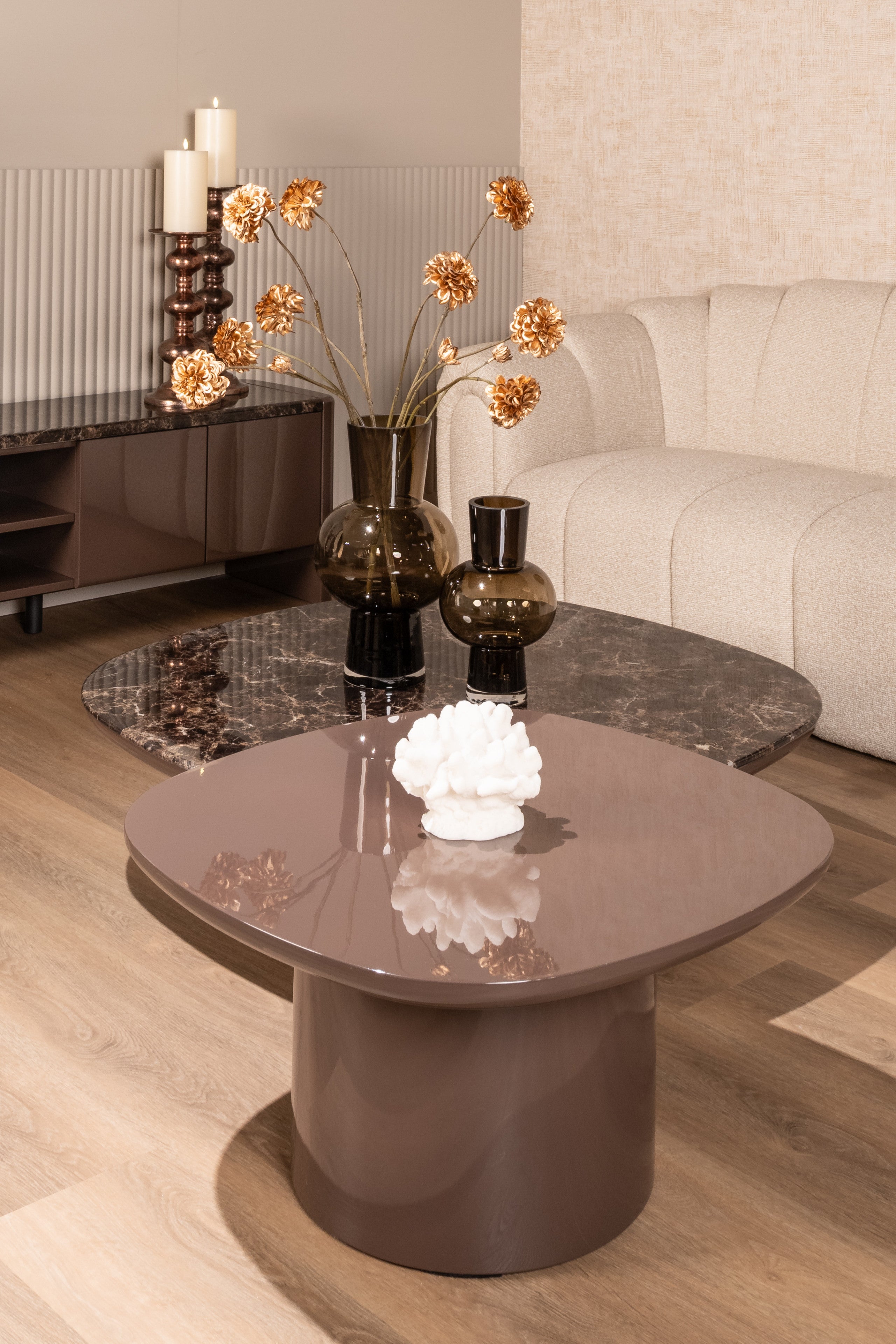 TV cabinet Almundi chocolat brown
