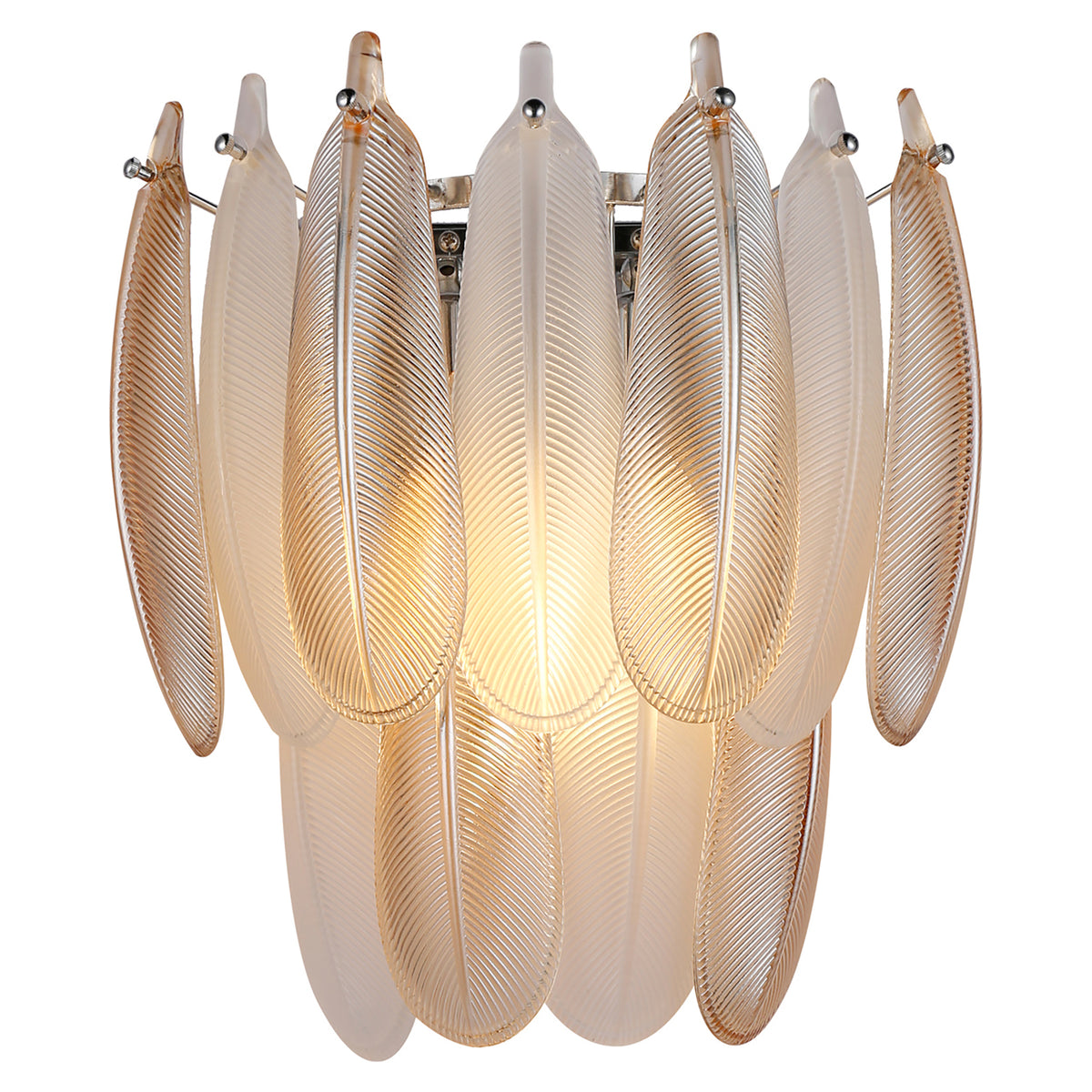 Wall lamp Chloe brass antique