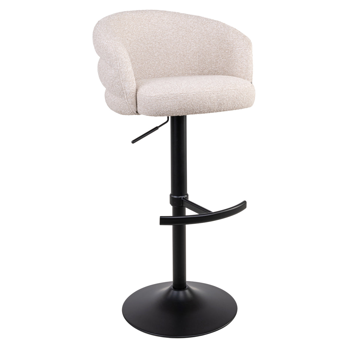 Bar stool Nikki biscotti swivel fire retardant