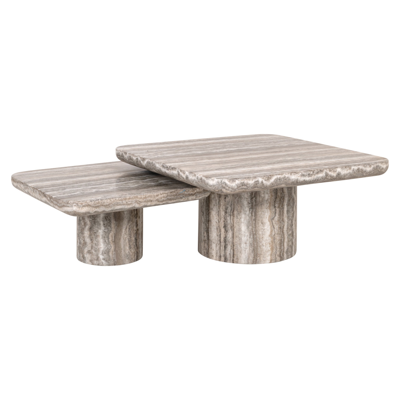 Coffee table Dulce grey (denizly) (Set of 2)