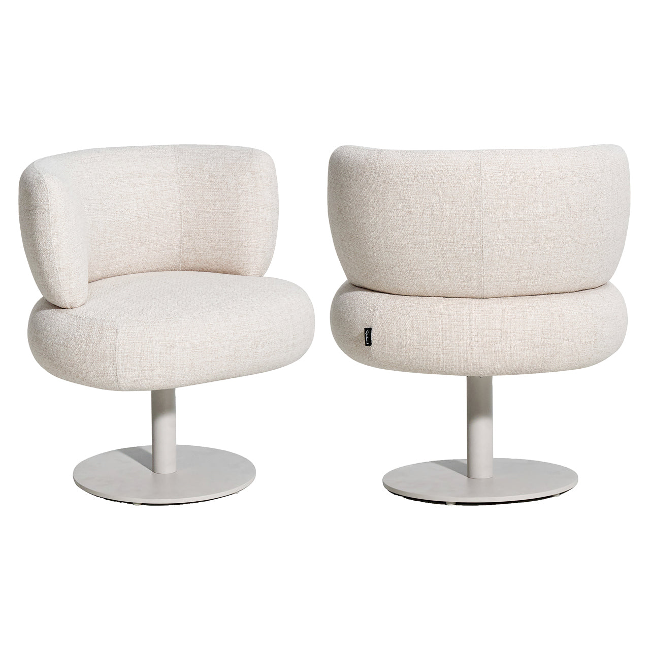 Outdoor dining chair Mason beige alpine swivel