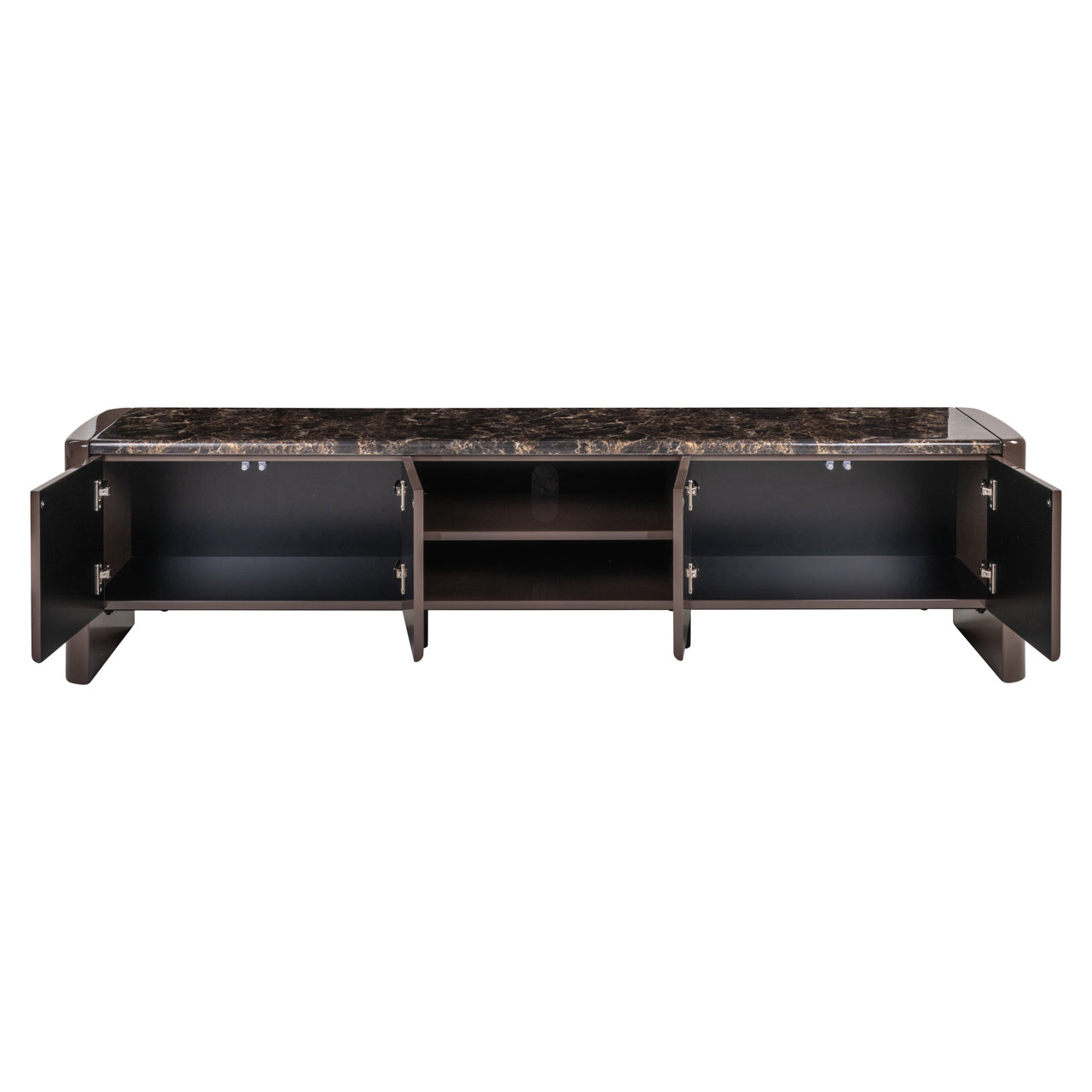TV cabinet Almundi chocolat brown