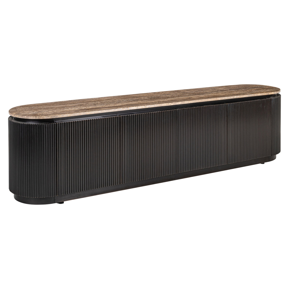 TV cabinet Russo ash brown 4-doors