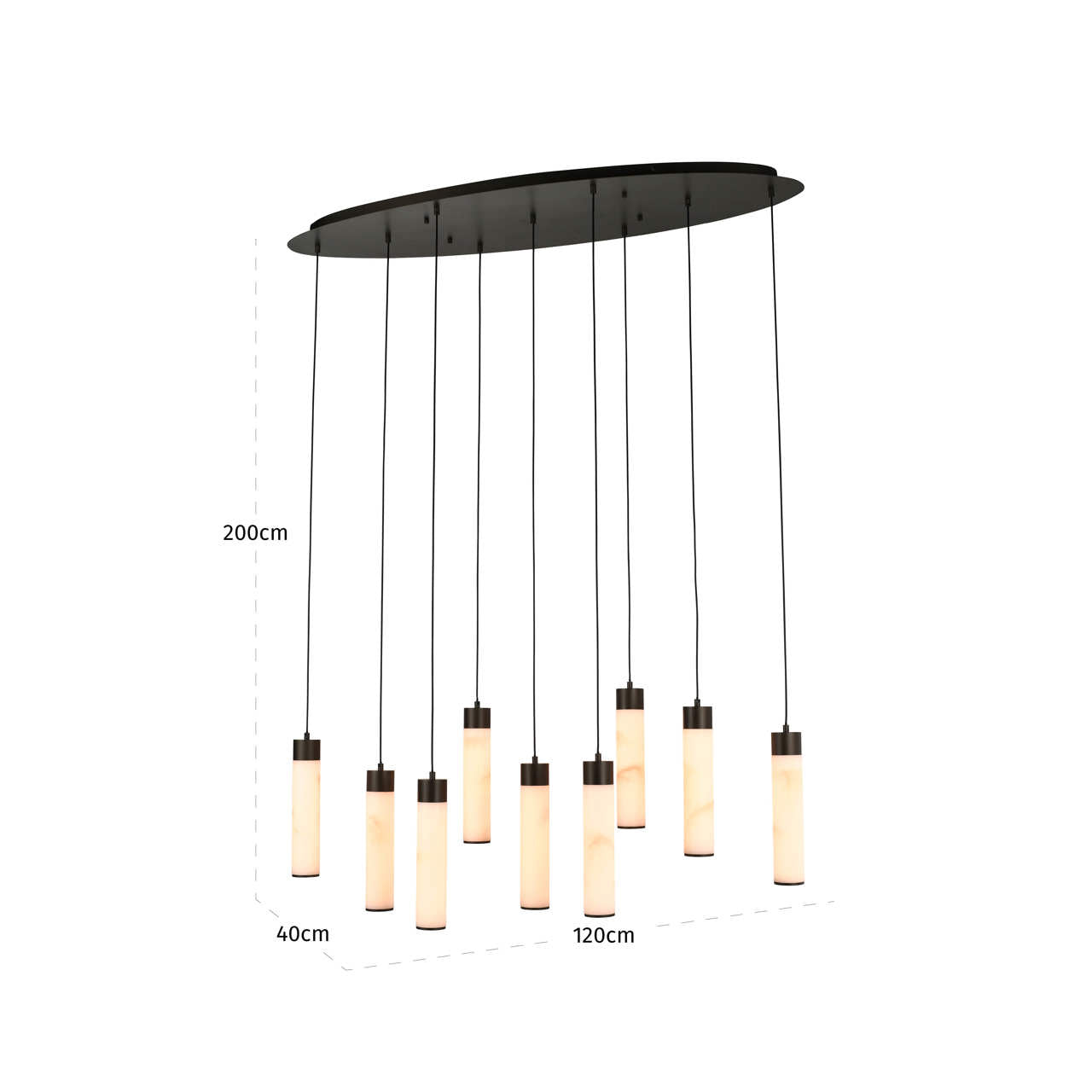 Chandelier Chavine bronze