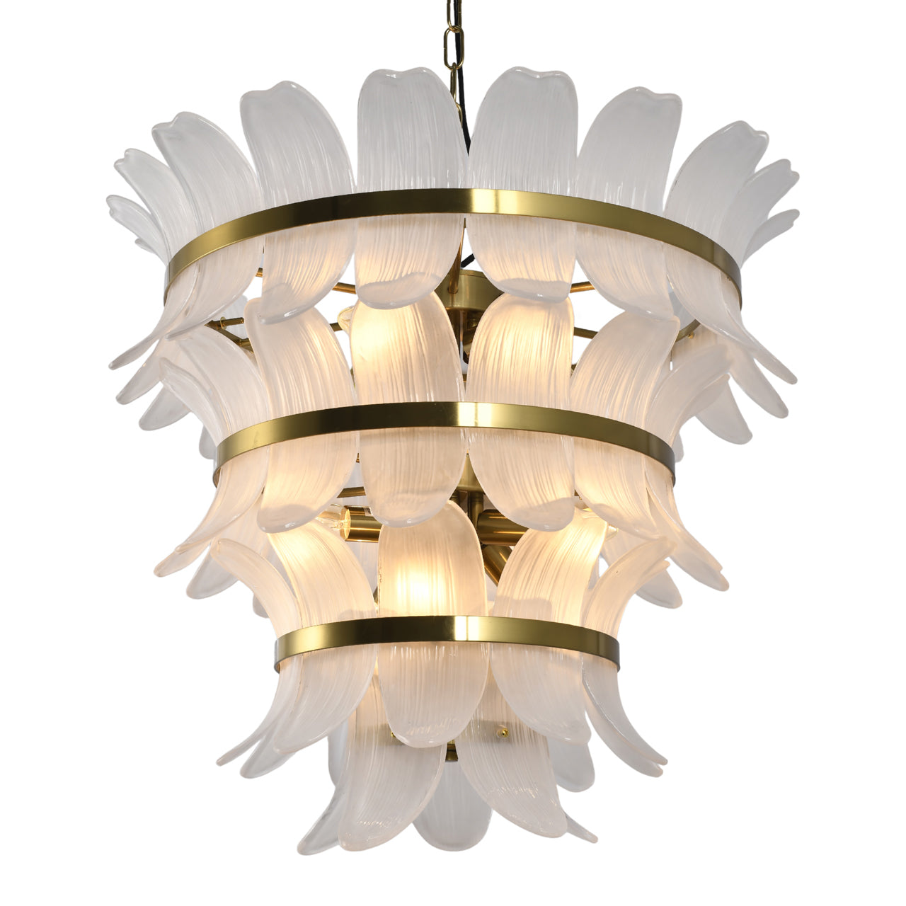 Chandelier Ameline brass antique