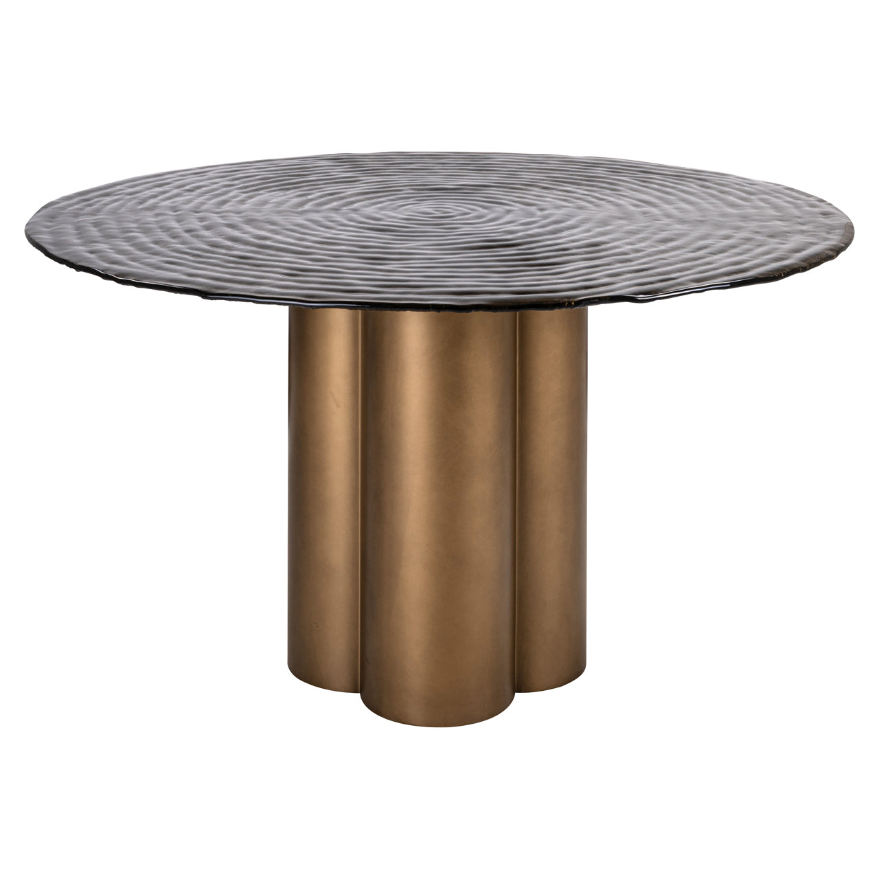 Dining table Glastonburry gold antique 135Ø