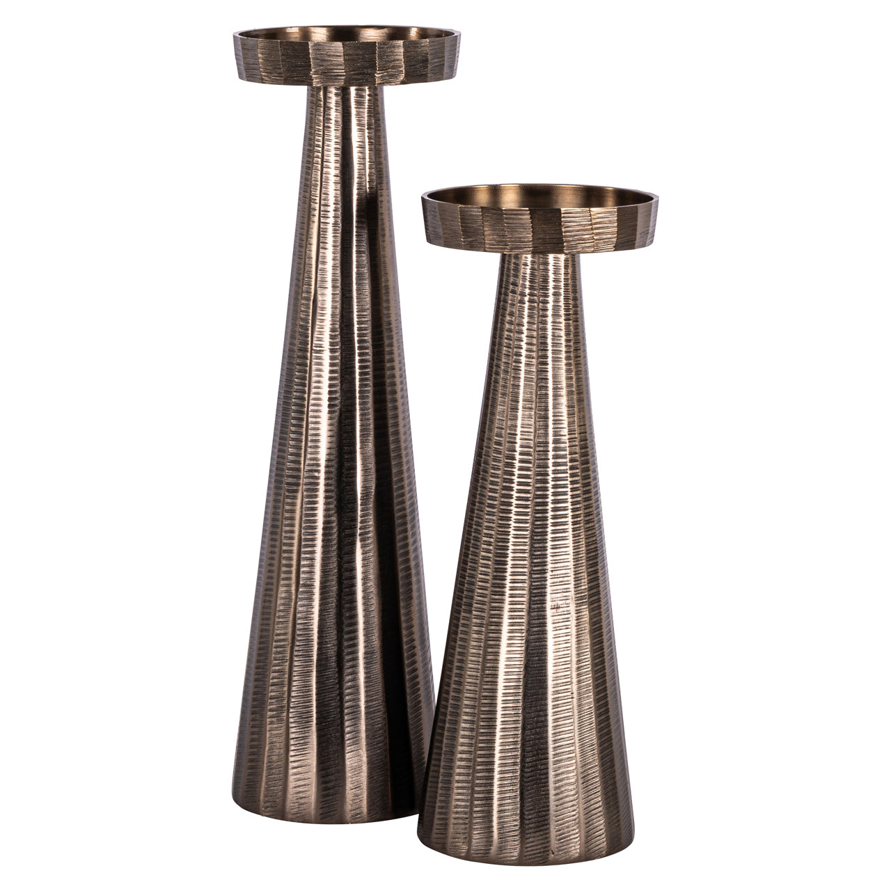 Candle holder Evola bronze S