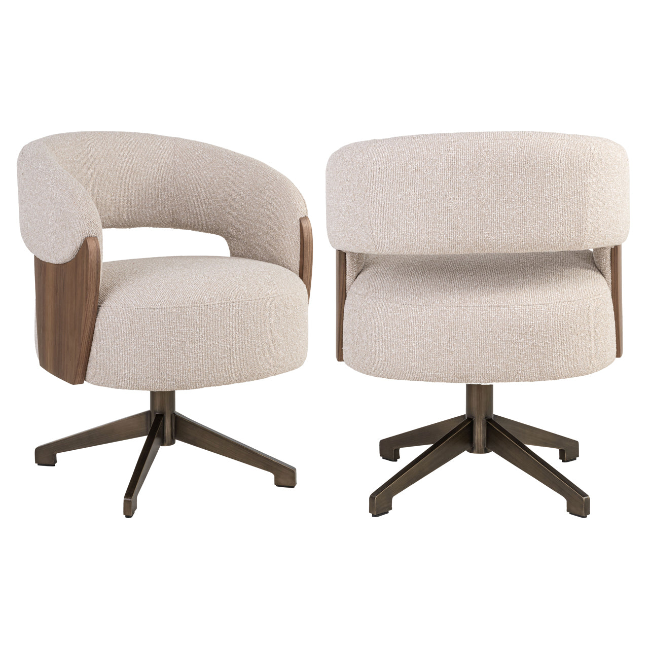 Dining chair Pollux lodge desert walnut