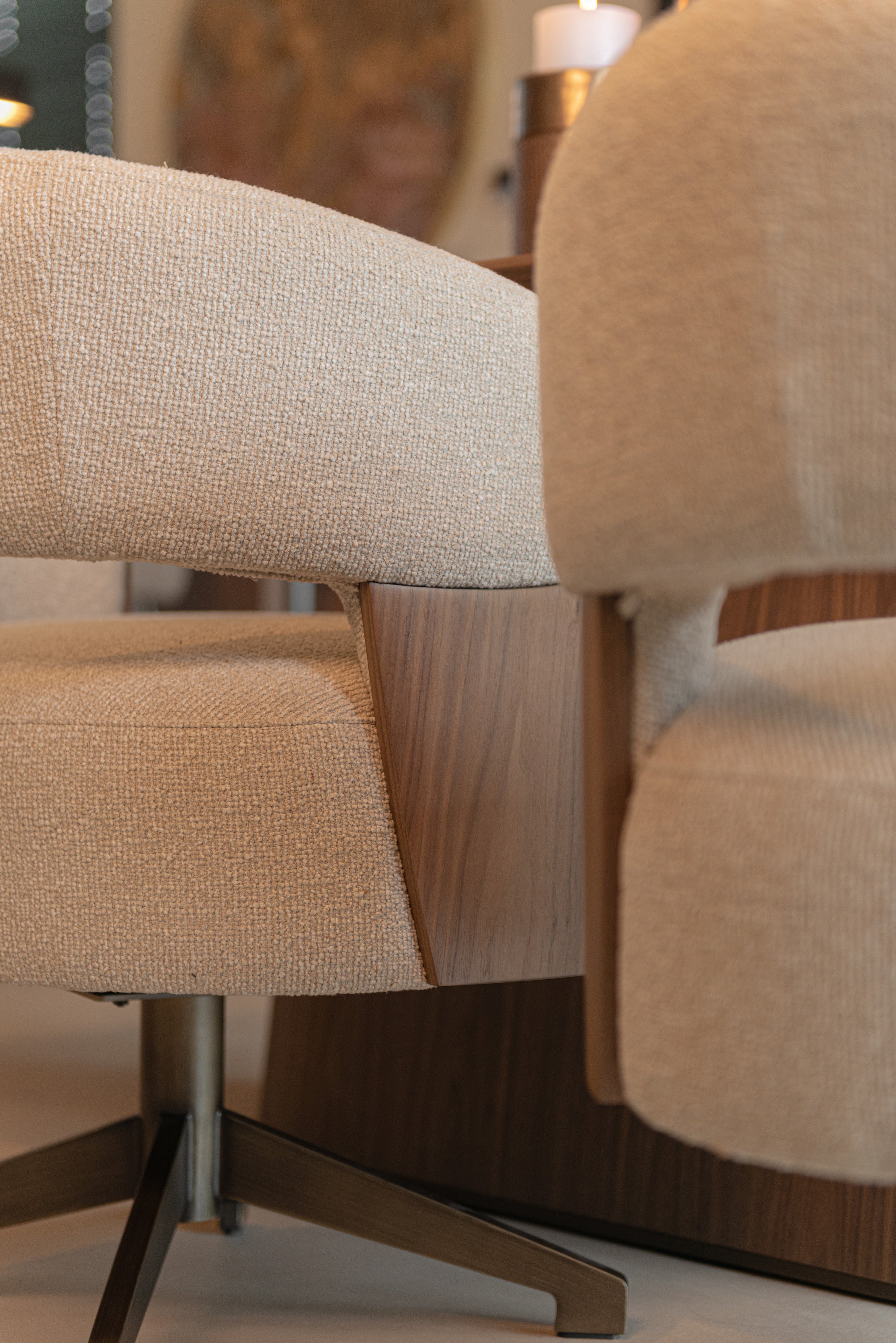 Dining chair Pollux lodge desert walnut