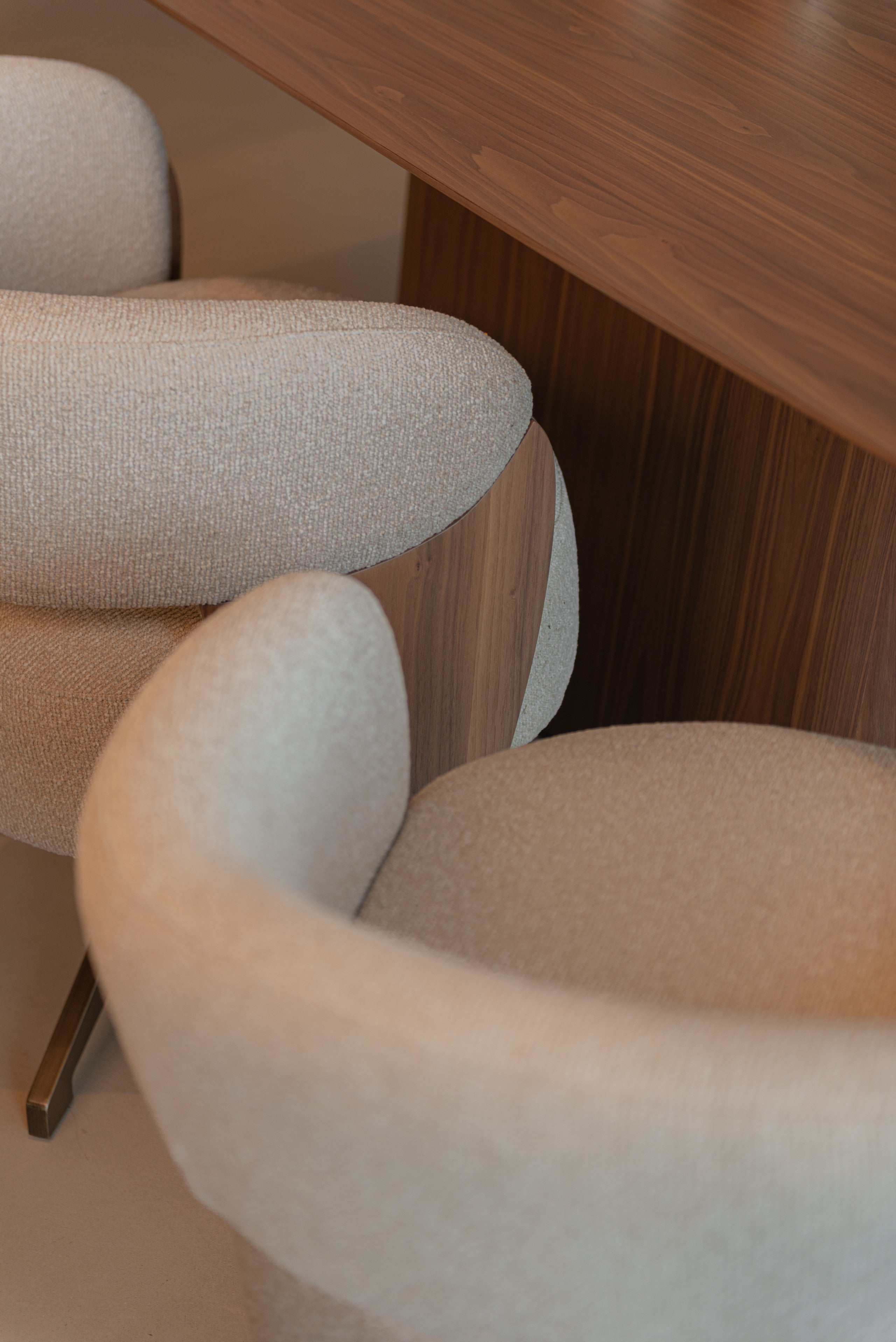 Dining chair Pollux lodge desert walnut