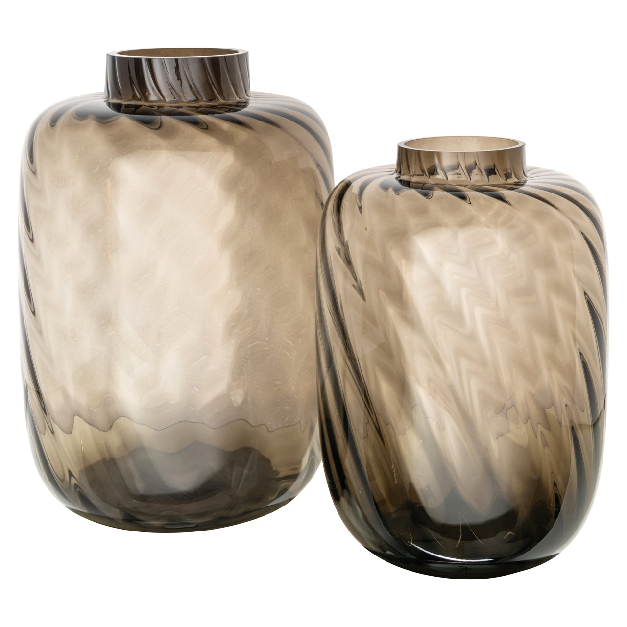 Vase Elora brown small