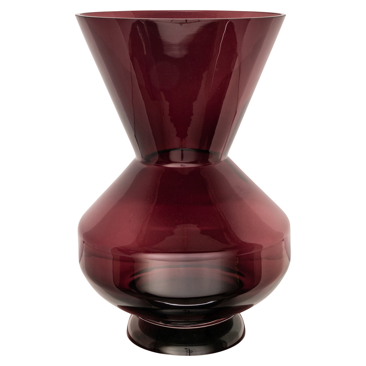 Vase Veya burgundy