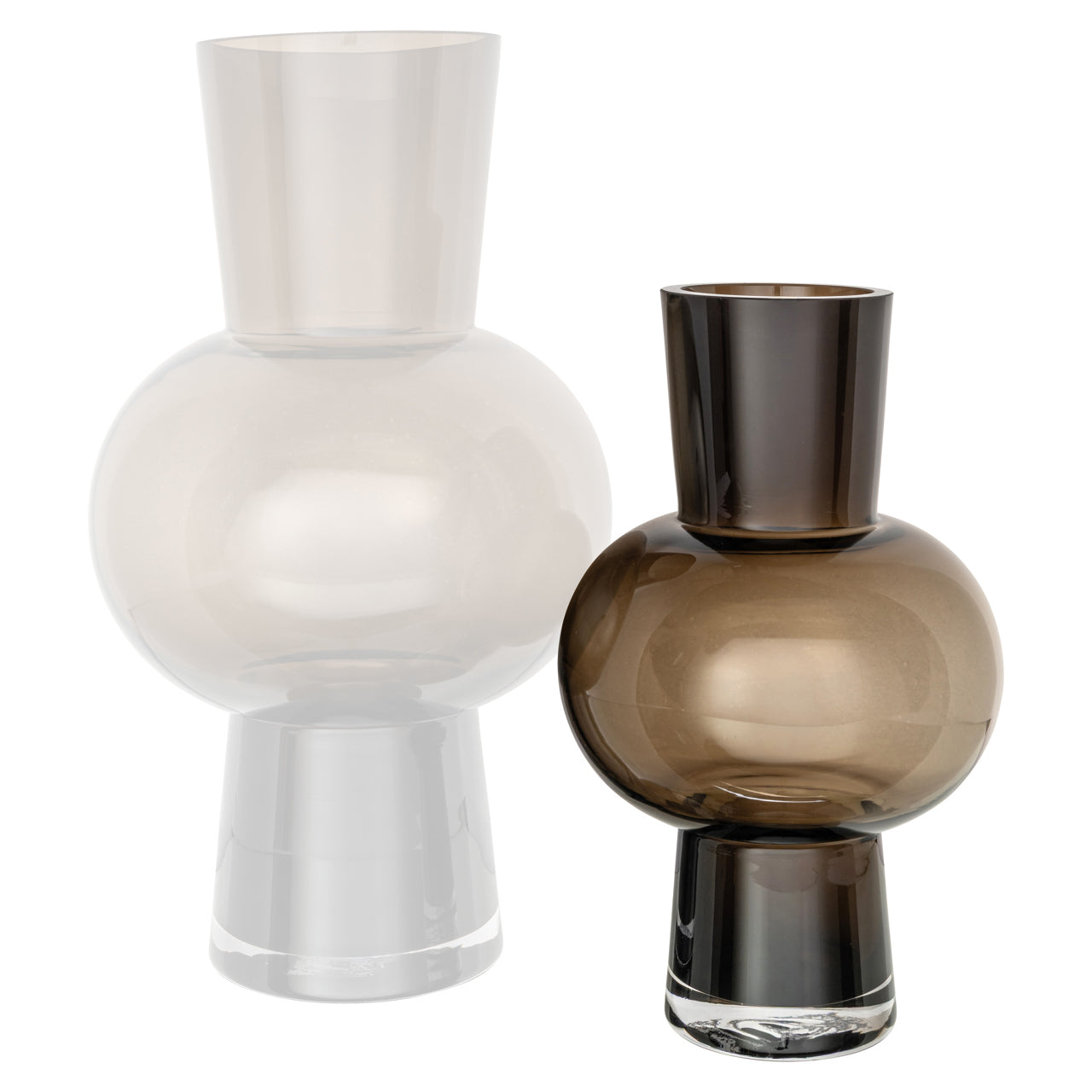 Vase Liora brown small