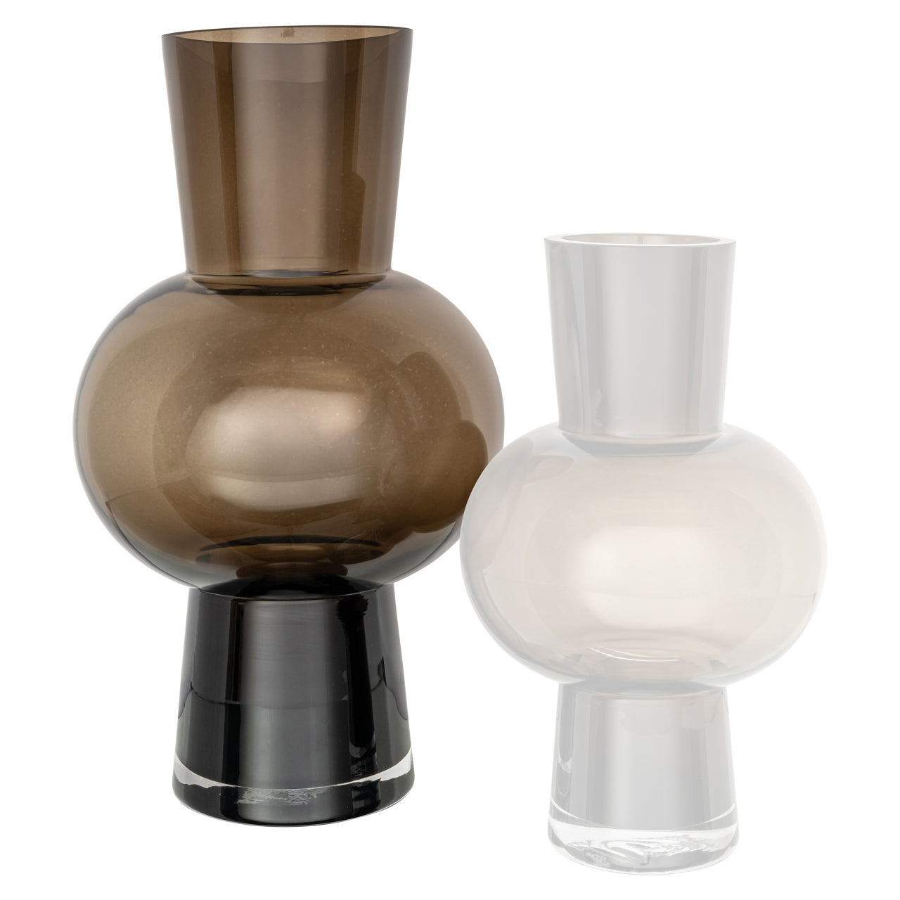Vase Liora brown large