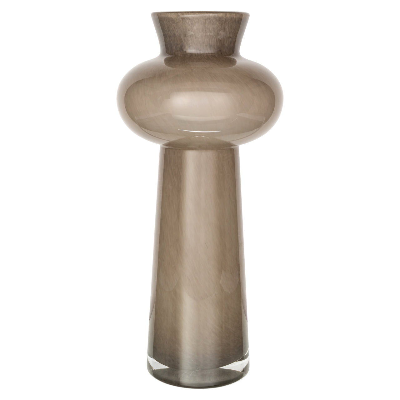 Vase Lunor taupe large