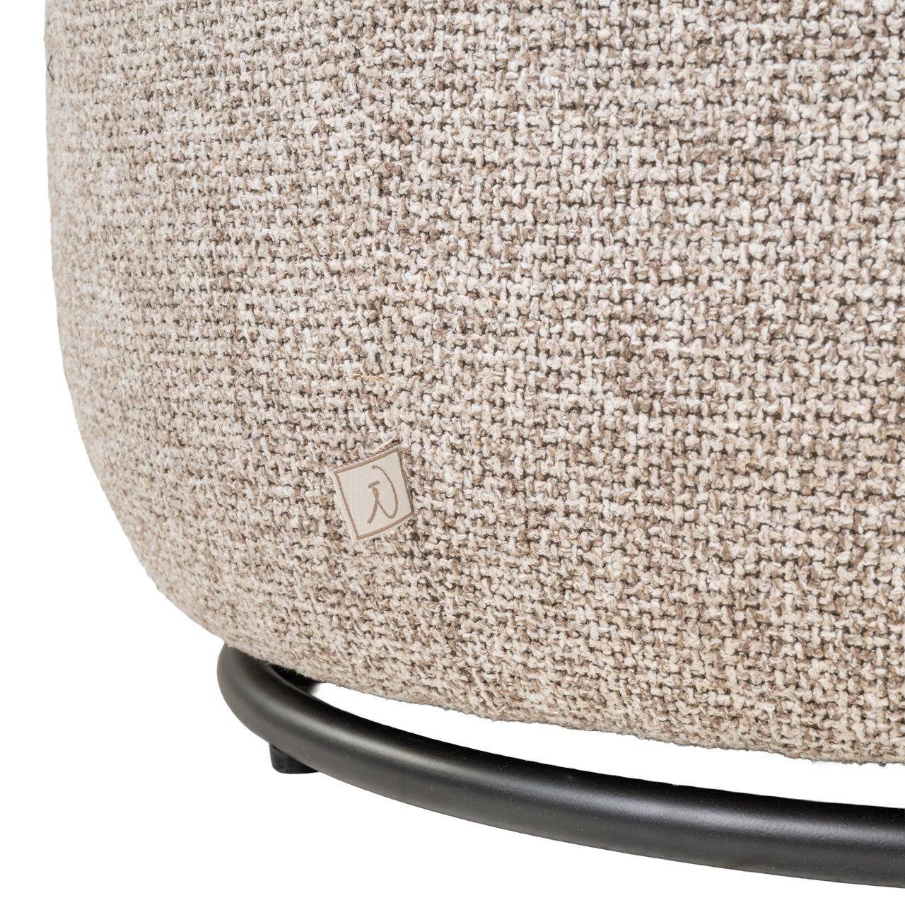 Lounge chair Kaya cayenne brown swivel
