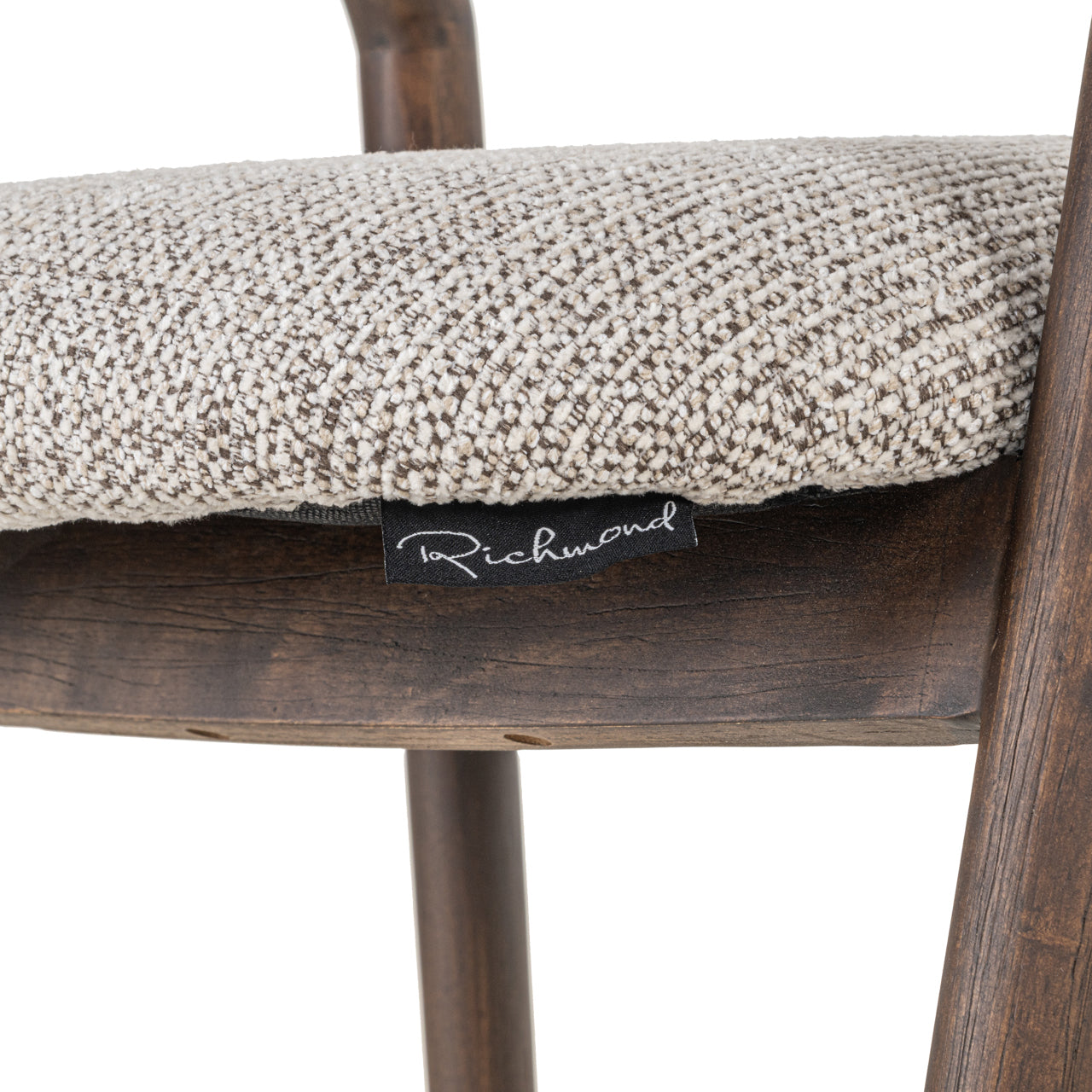 Counter stool Mihara mocca fancy fire retardant