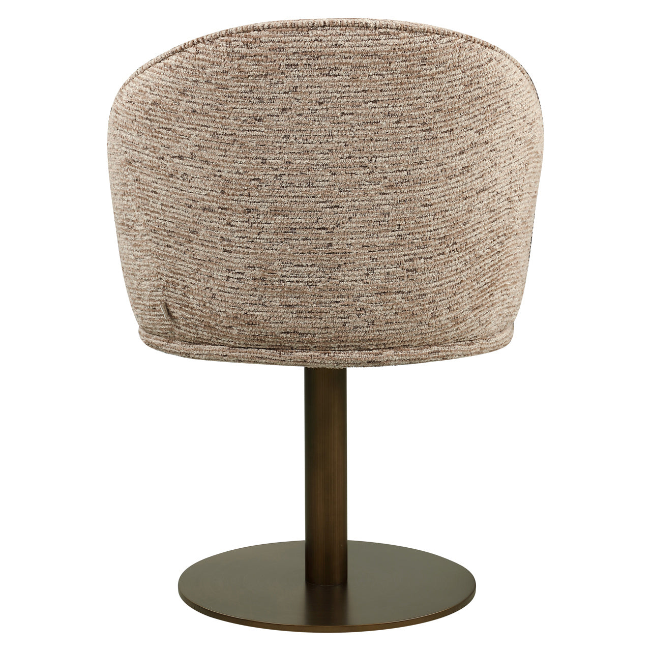 Dining chair Beverly mocca linear swivel