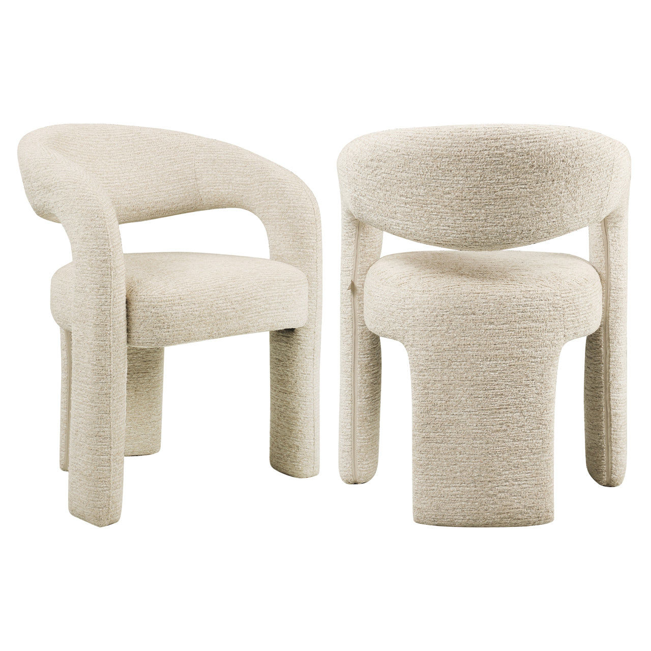 Dining chair Soho natural linear fire retardant