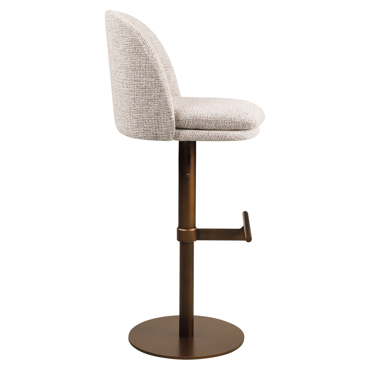Bar stool Vesper mocca fancy swivel