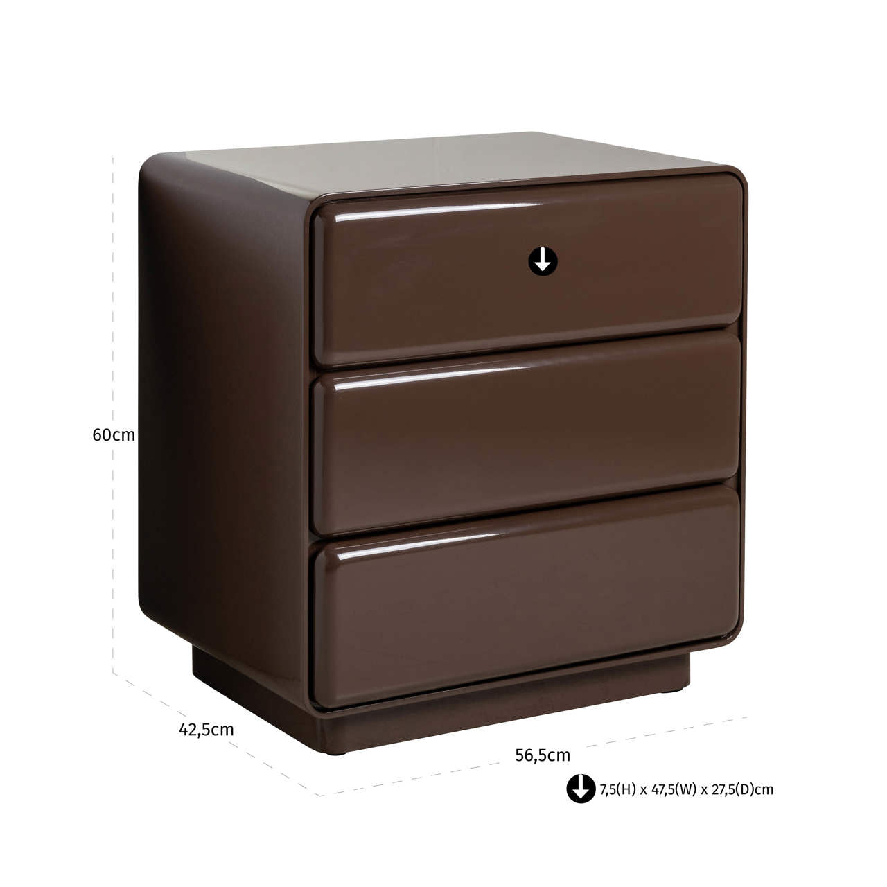 Nightstand Demy Chestnut