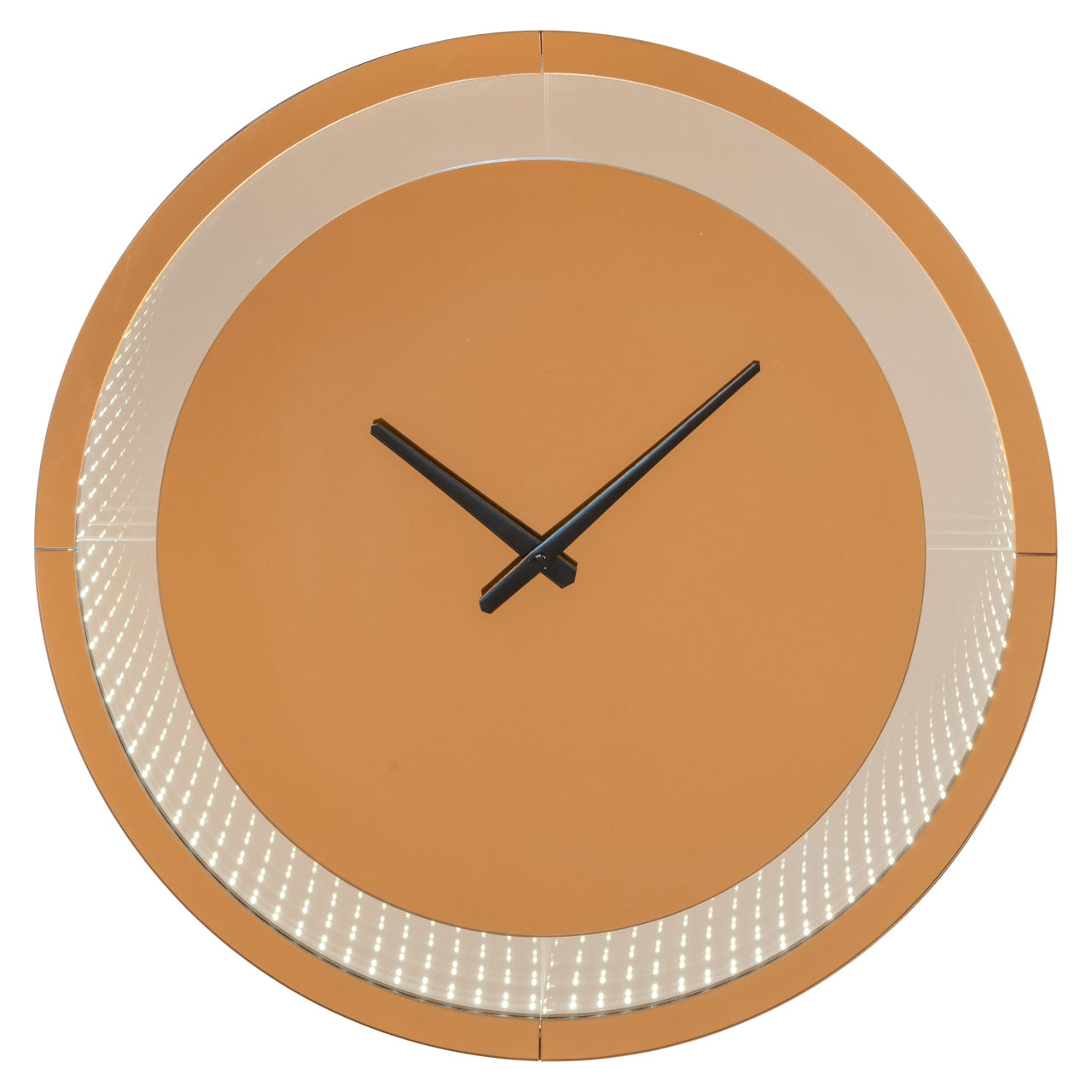 Wall lamp Julia brown - Led Clock