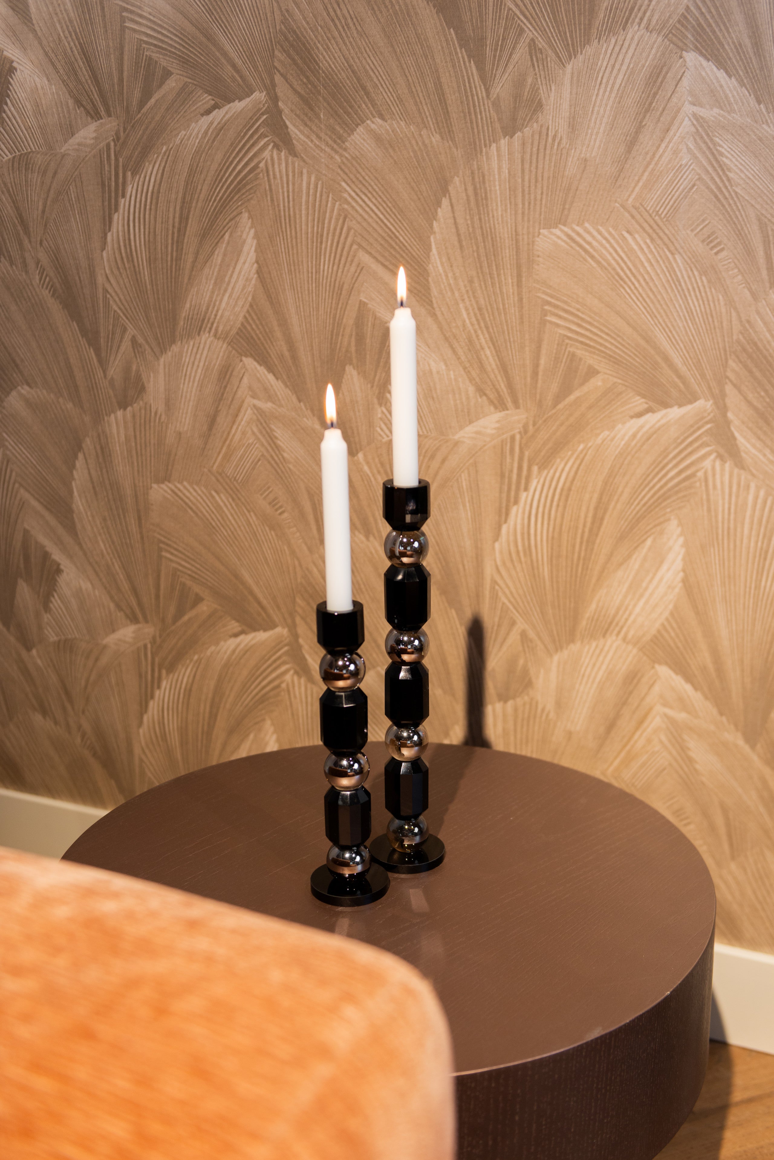 Candle holder Jessy black small