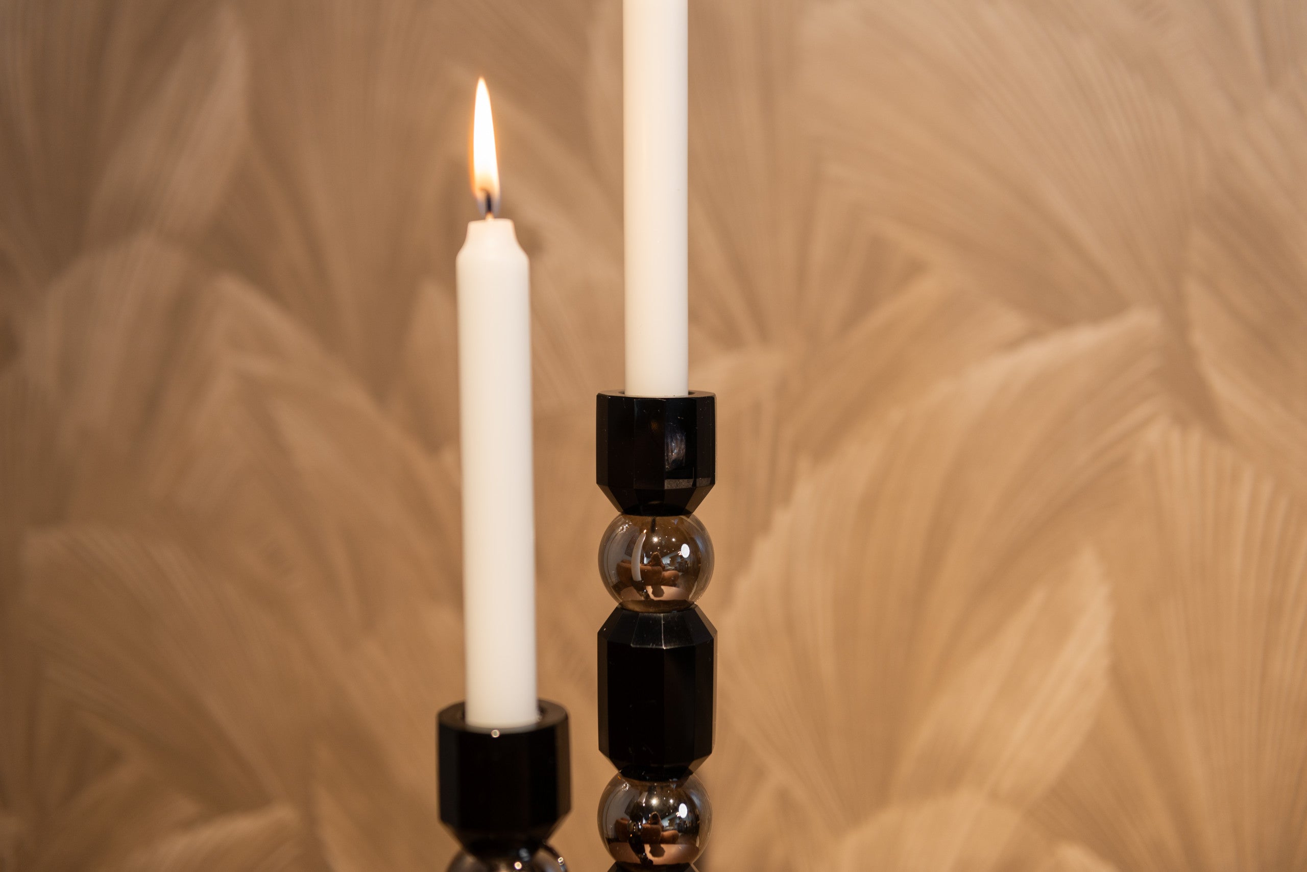 Candle holder Jessy black large