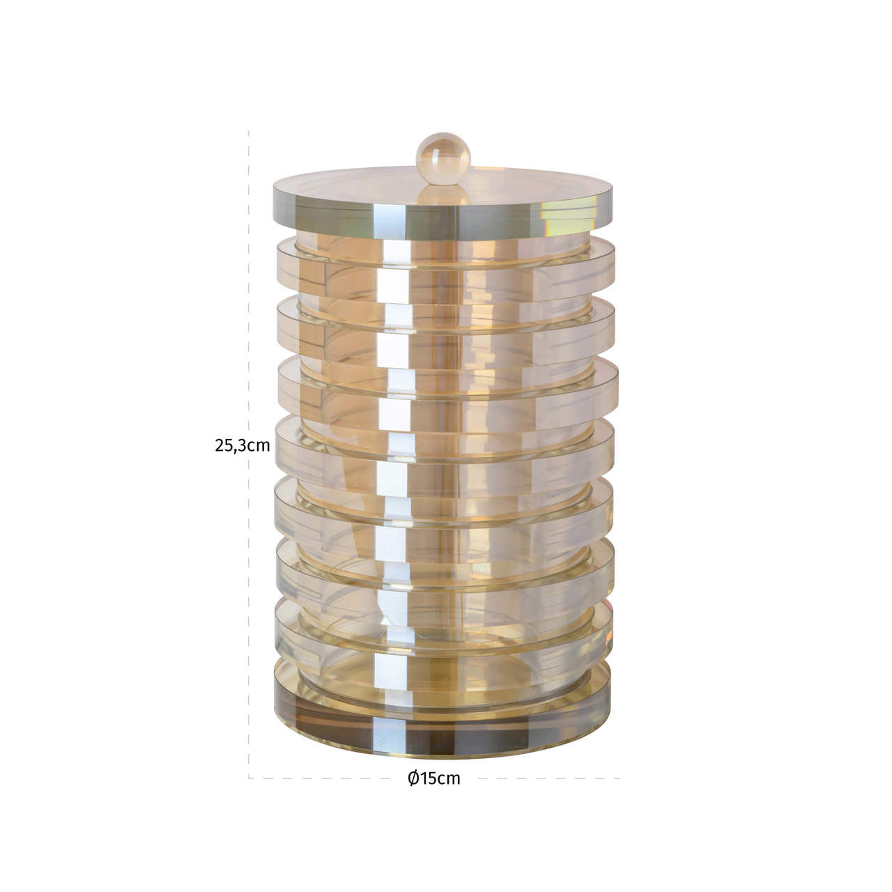 Storage box Joann amber