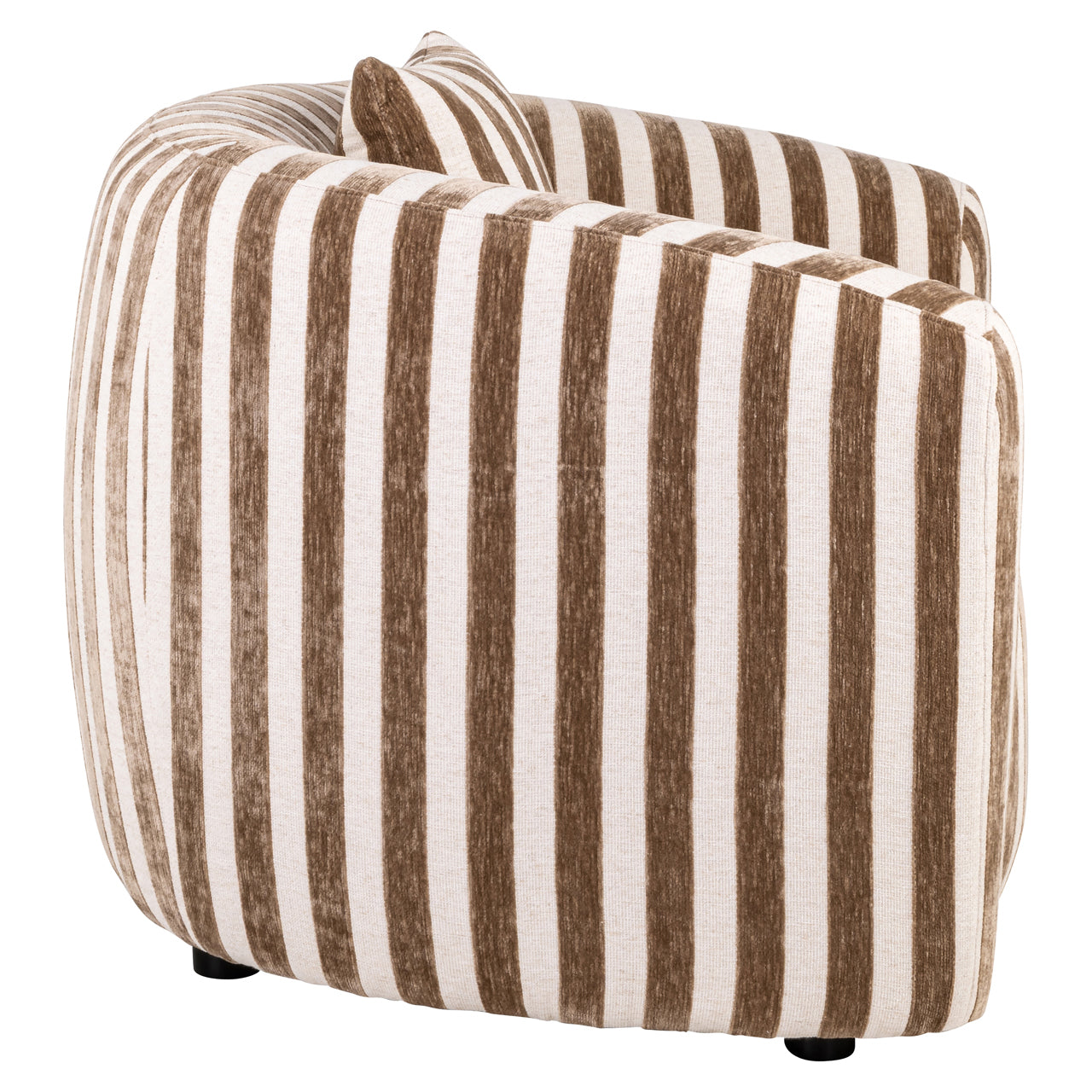 Lounge chair Luxandra stripes sand
