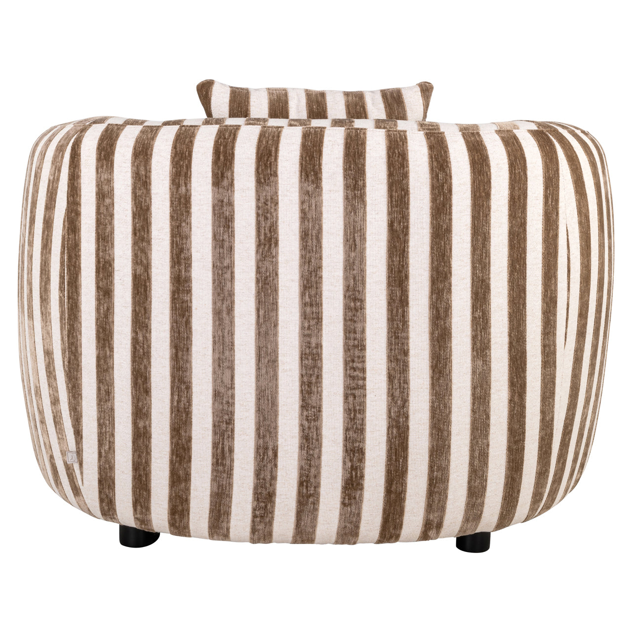 Lounge chair Luxandra stripes sand