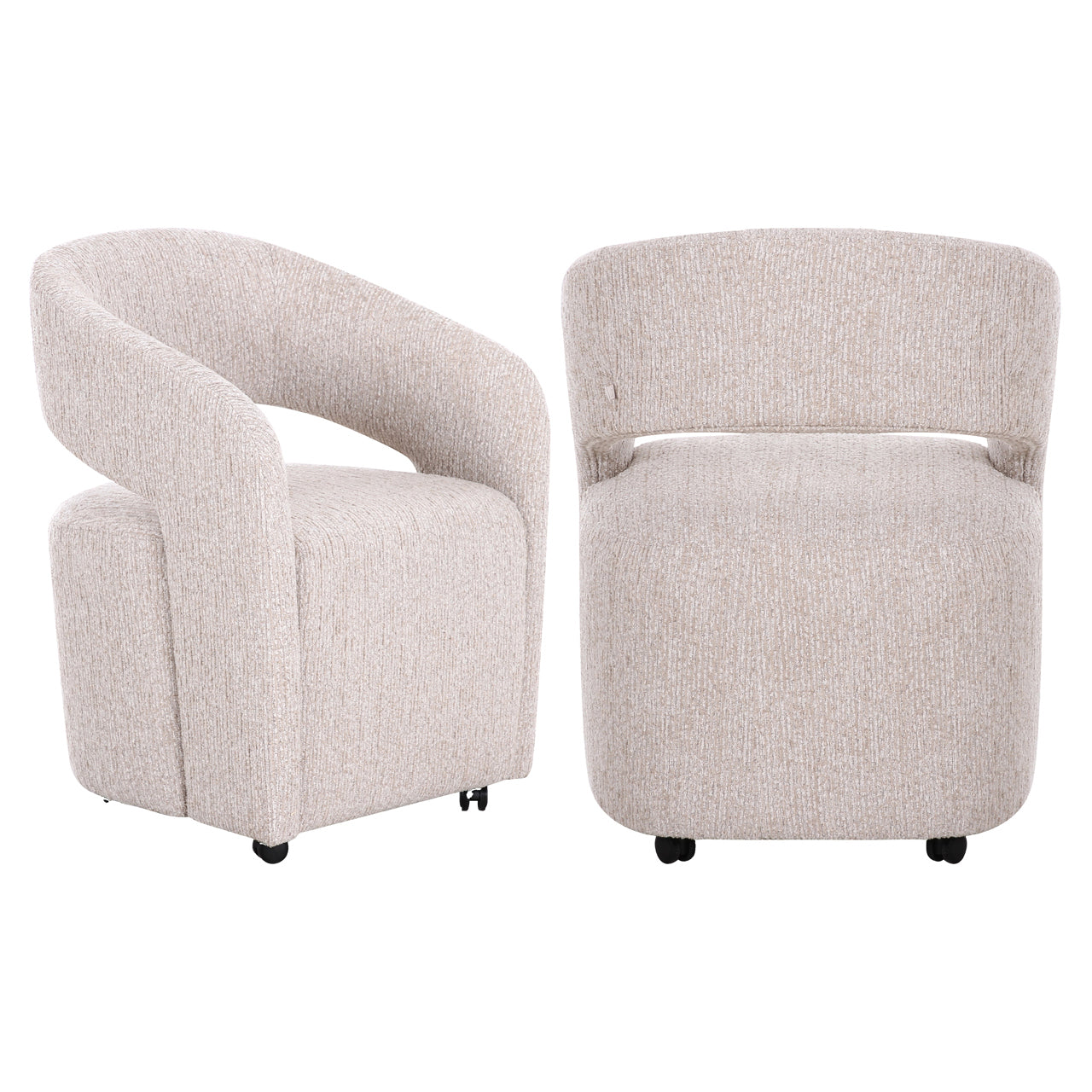 Dining chair Vixen natural linear