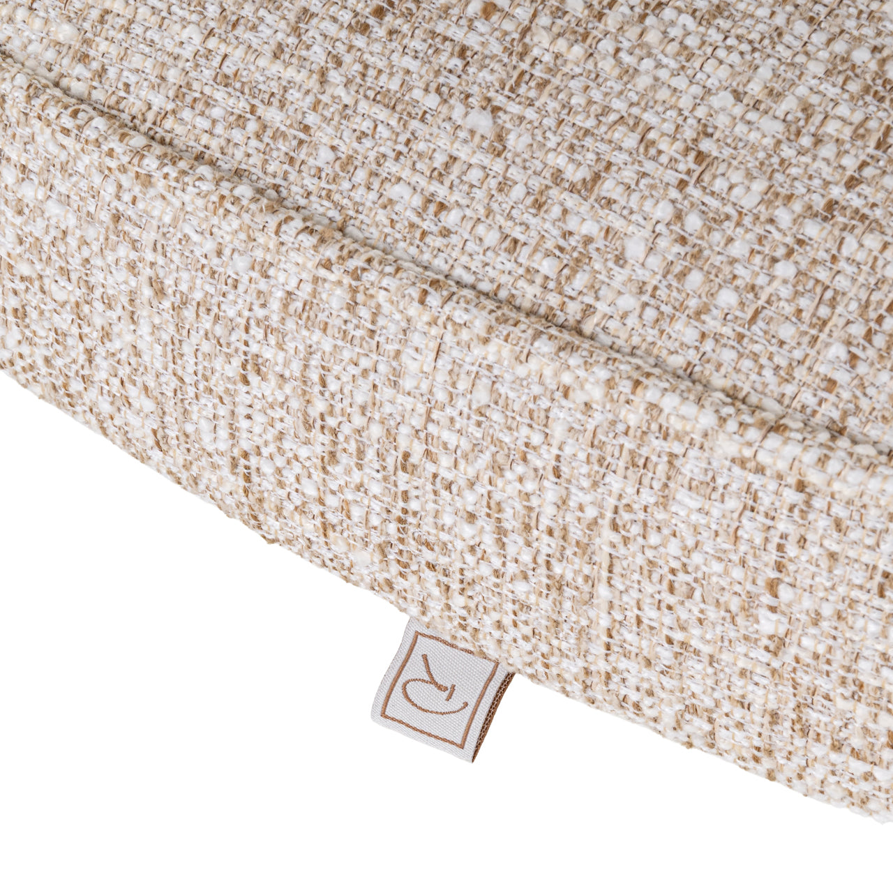 Dining chair Mori cream tweed fire retardant