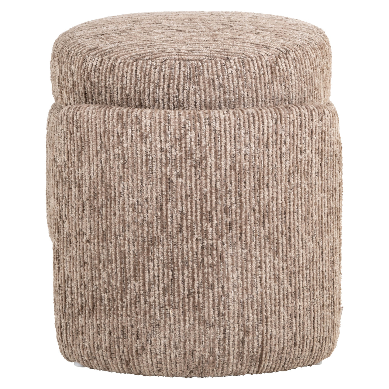 Pouffe & Footstool Cupid mocca linear with storage