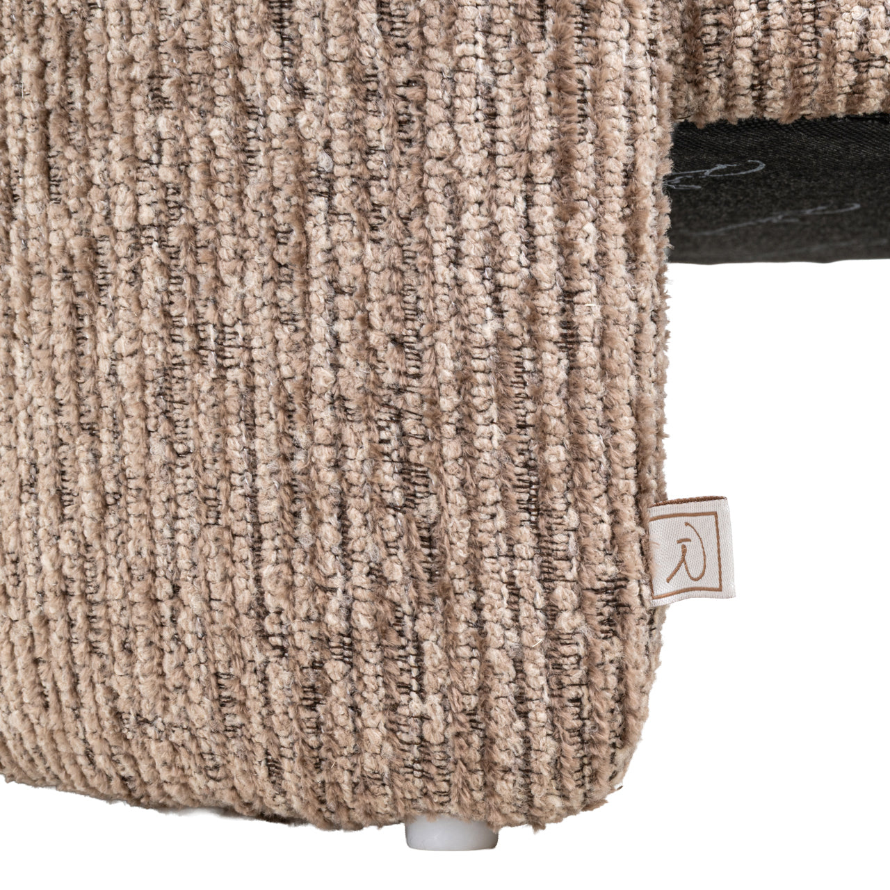 Pouffe & Footstool Cupid mocca linear with storage