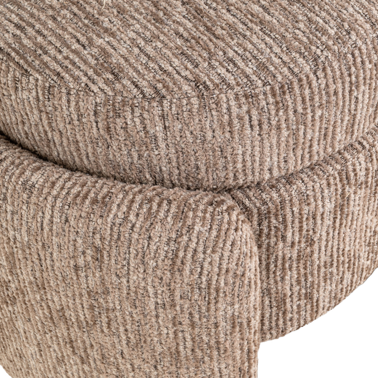 Pouffe & Footstool Cupid mocca linear with storage