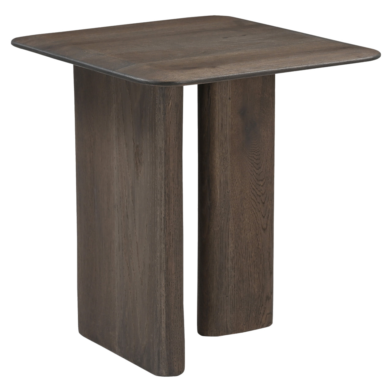 End table Castello Smoked charchoal oak top