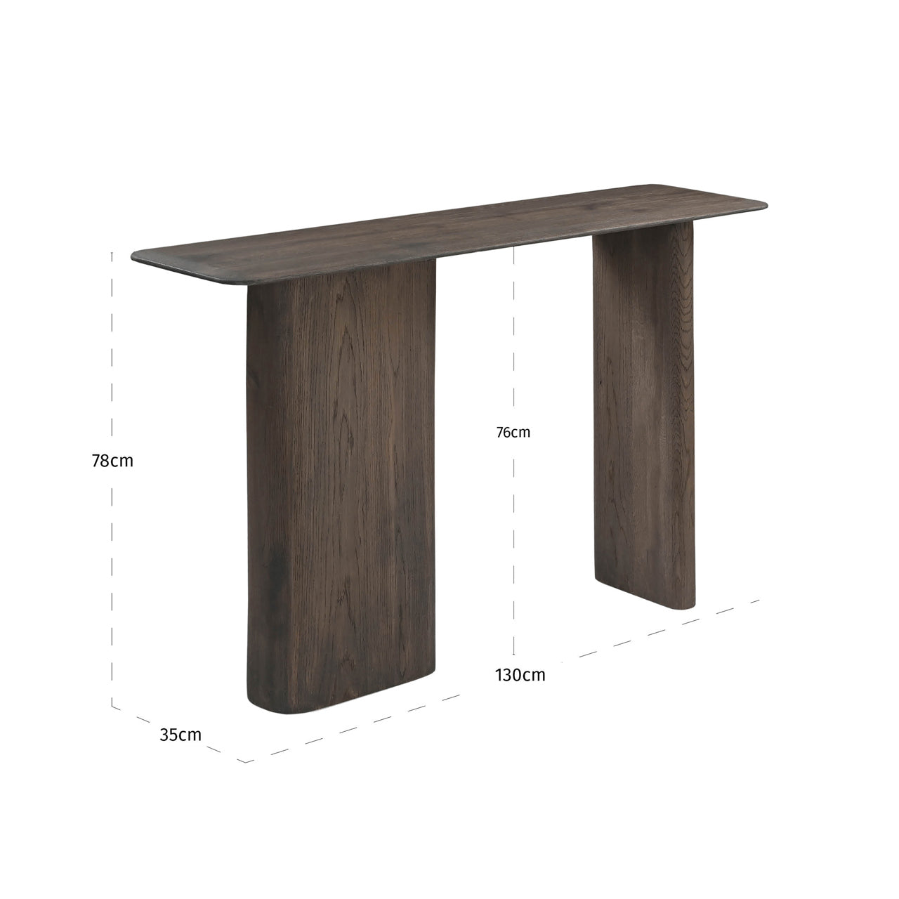 Console Castello Smoked charchoal
