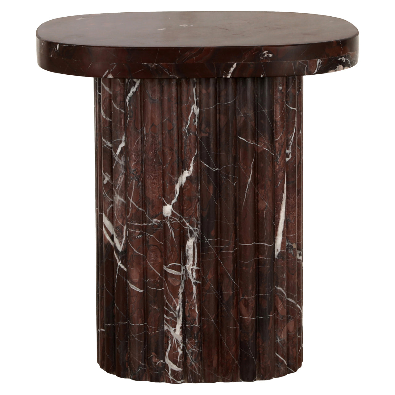 End table Orchid burgundy