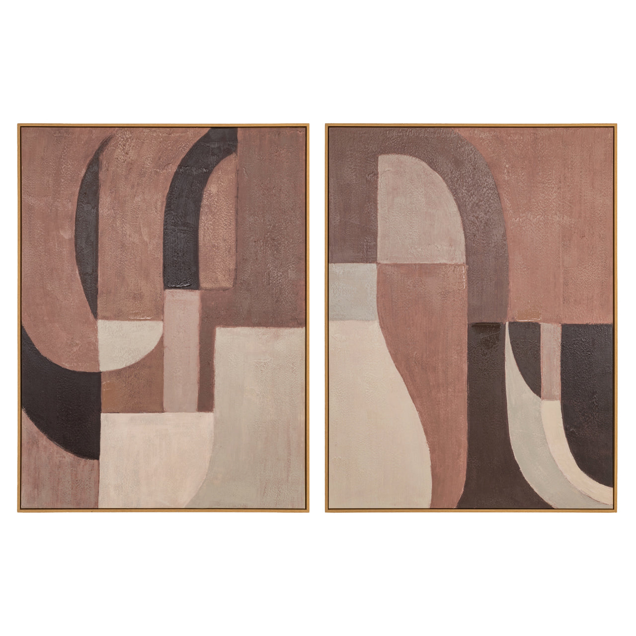 Wall art Tatu left brown