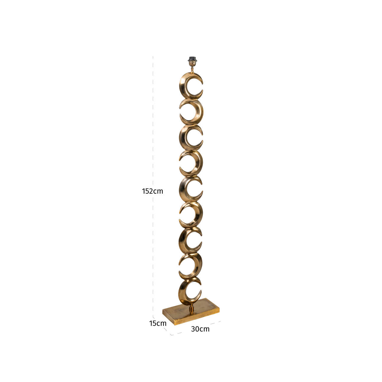 Floor lamp Amina brass antique