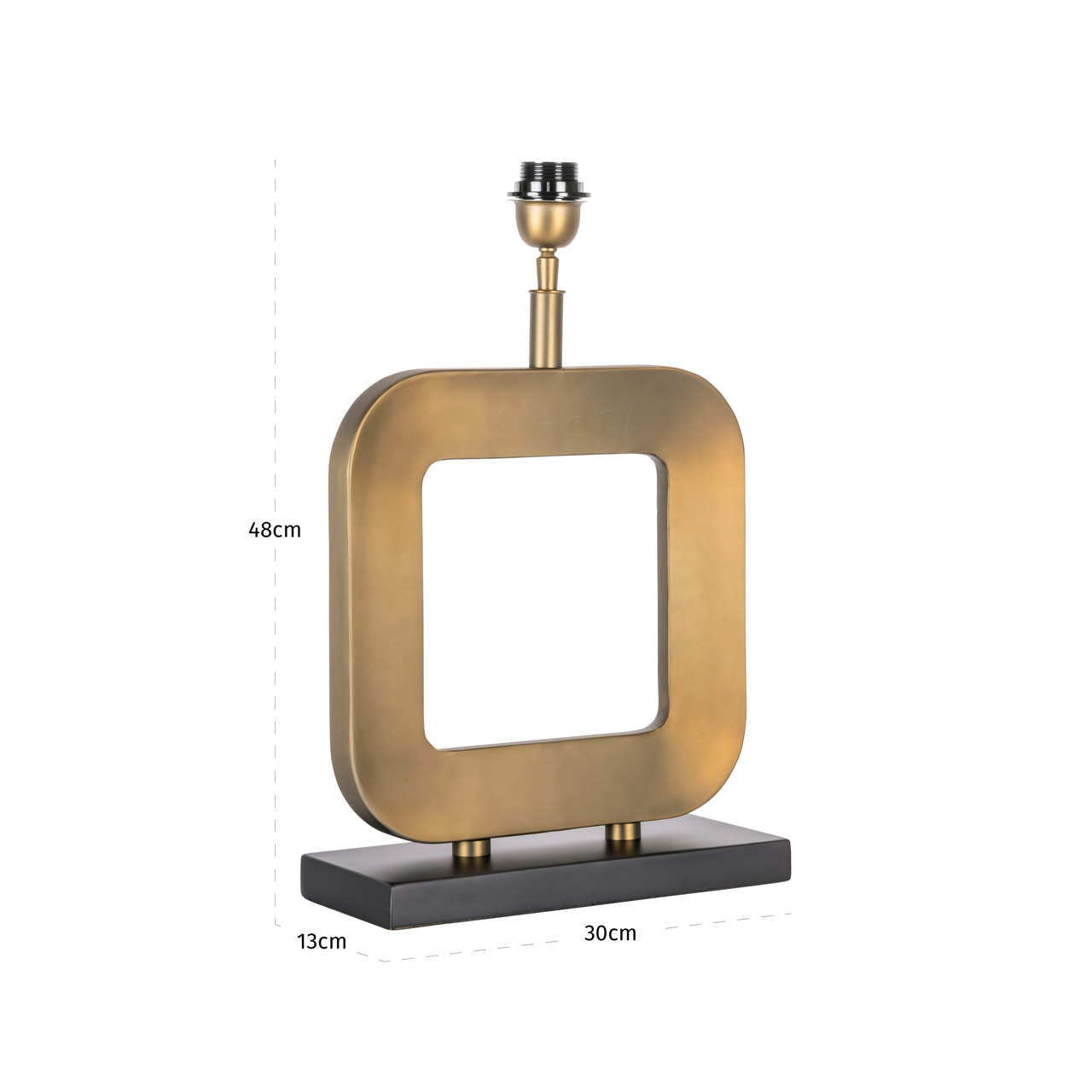 Table lamp Park brass antique