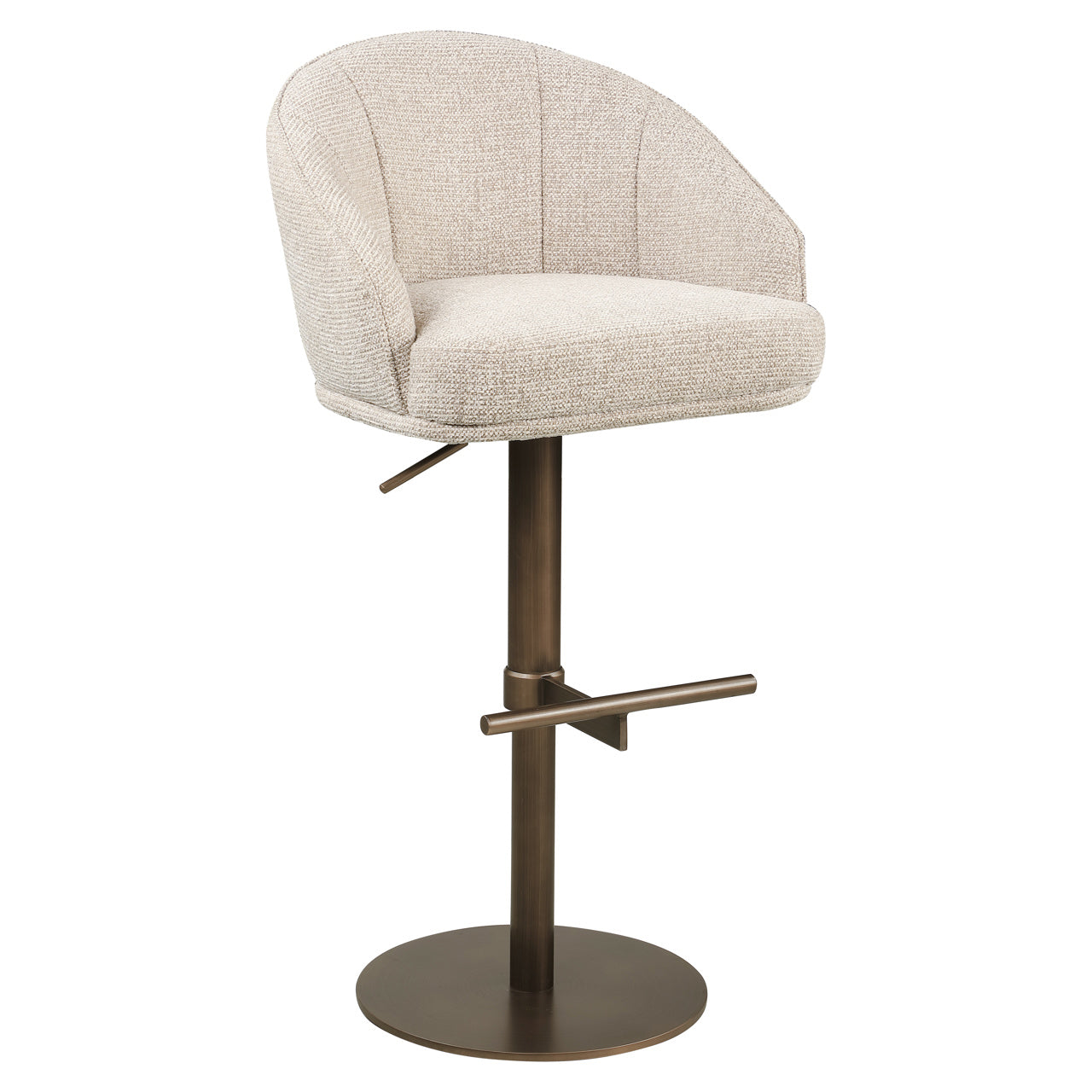 Bar stool Beverly natural fancy swivel