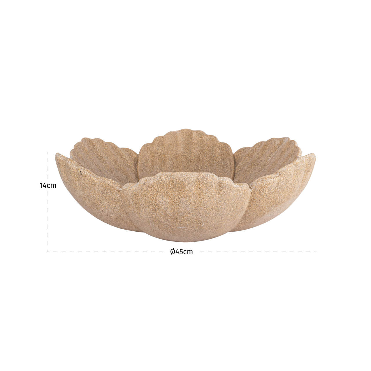 Bowl Petal beige