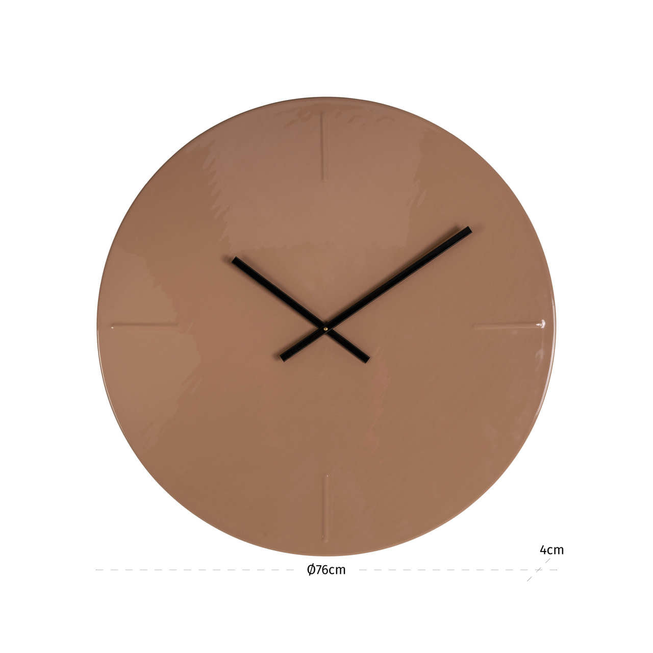 Clock Elles mocha mousse