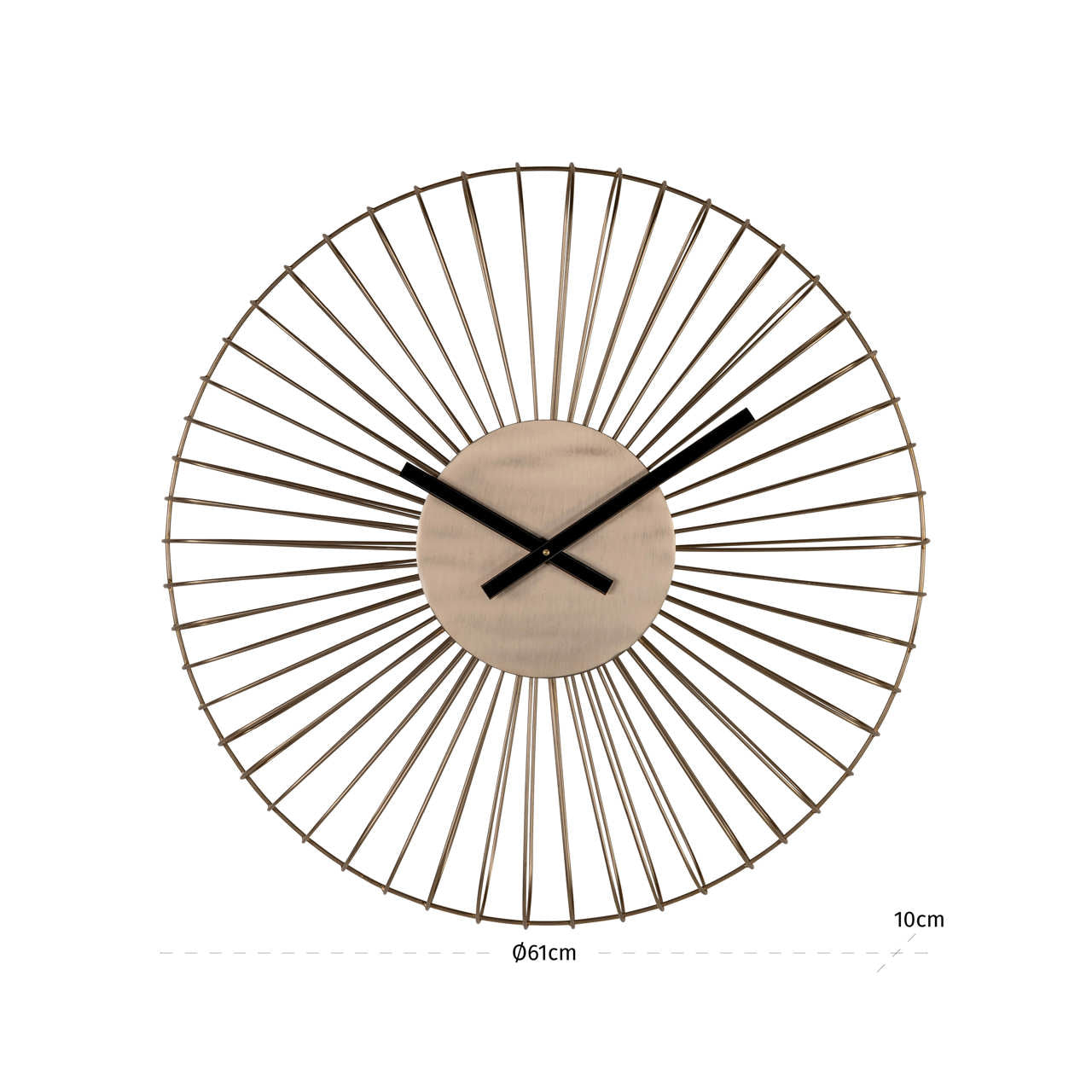 Clock Wirle gold